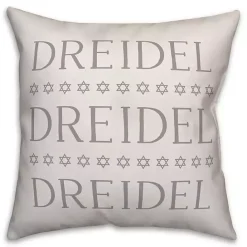 Best Kirklands Home Dreidel Dreidel Dreidel Pillow