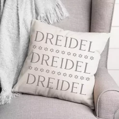 Best Kirklands Home Dreidel Dreidel Dreidel Pillow