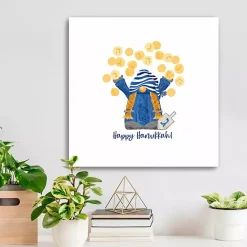 Discount Kirklands Home Dreidel Gelt Game Gnome Canvas Art Print