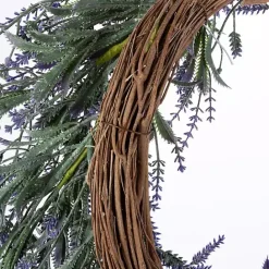 Clearance Kirklands Home Dried Lavender Stems Wreath Purple