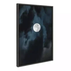 Best Kirklands Home Driftless Moon Framed Canvas Art Print