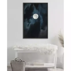 Best Kirklands Home Driftless Moon Framed Canvas Art Print