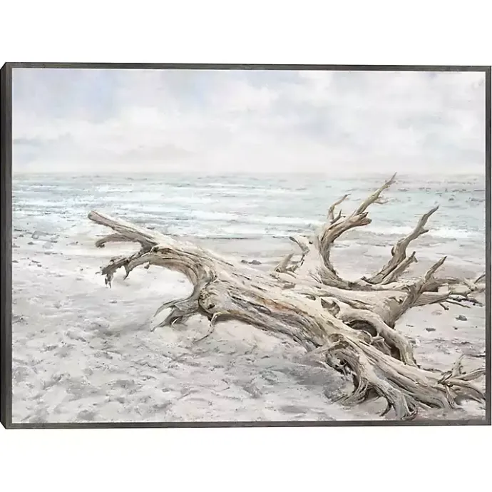 Best Kirklands Home Driftwood On The Beach Framed Canvas Art Print Multi