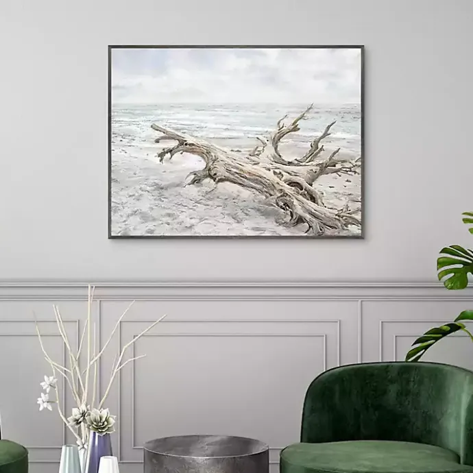 Best Kirklands Home Driftwood On The Beach Framed Canvas Art Print Multi