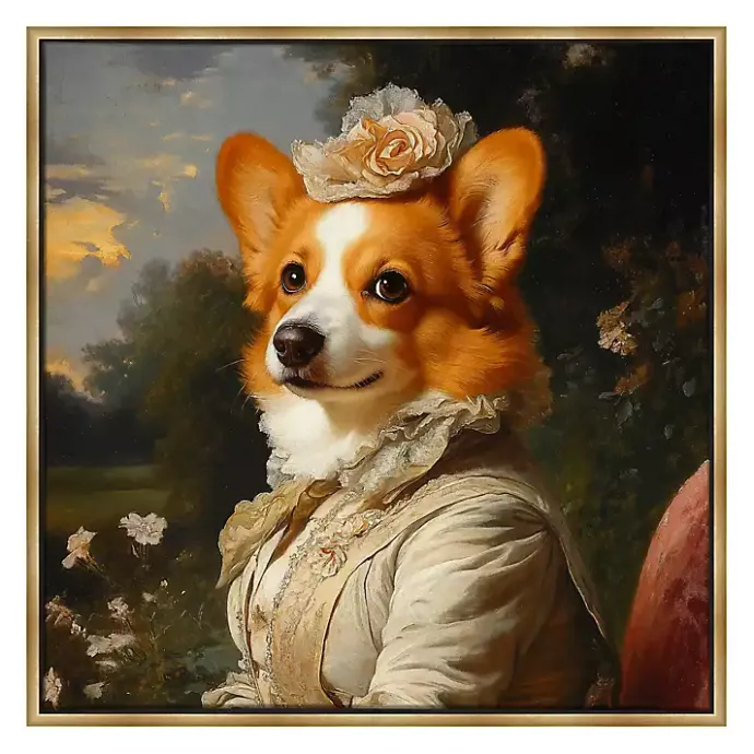 Discount Kirklands Home Duchess Wilhelmina Wagglesworth Framed Art Print Multi