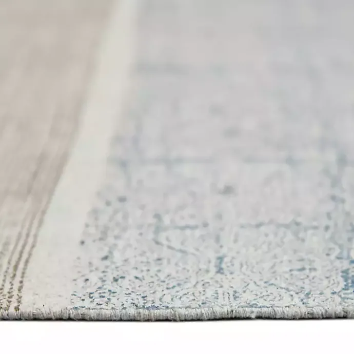 Sale Kirklands Home Dune Stone Geometric Area Rug, 5x7 Blue