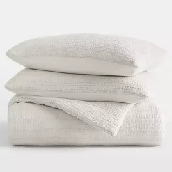 Kirklands Home Dune Waffle Ultra-Soft 3-pc. Twin Comforter Set Ivory