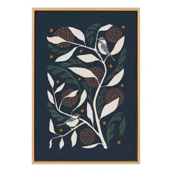 New Kirklands Home Duo Bird Branch Framed Canvas Art Print