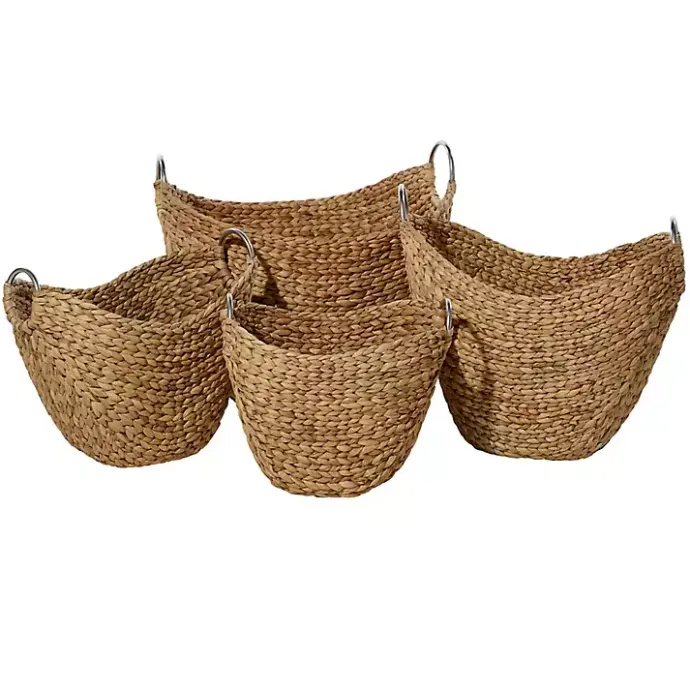 Clearance Kirklands Home Dutch Woven Seagrass Baskets, Set of 4 Brown