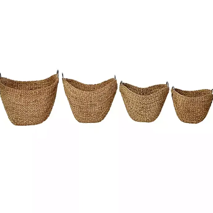 Clearance Kirklands Home Dutch Woven Seagrass Baskets, Set of 4 Brown