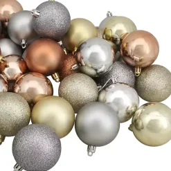 Online Kirklands Home Earth Tones Shatterproof Ball Ornaments, Set of 60