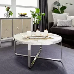 Best Kirklands Home Earthy Abstract Cracked Decorative Tray Silver