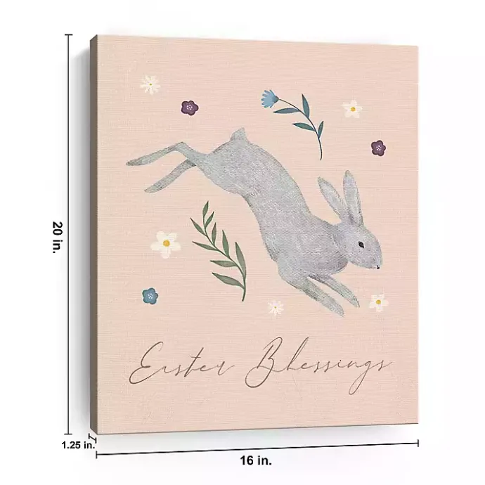 New Kirklands Home Easter Blessings Canvas Art Print