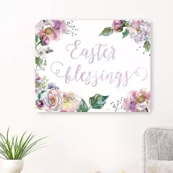Hot Kirklands Home Easter Blessings Floral Canvas Art Print