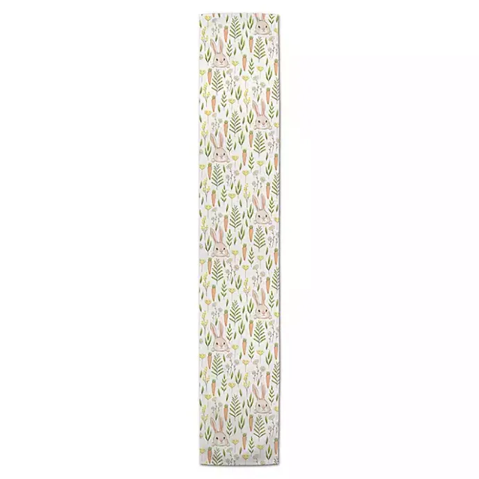 Outlet Kirklands Home Easter Bunnies and Carrots Table Runner, 72 in.