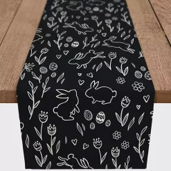 Outlet Kirklands Home Easter Chalk Outline Table Runner, 72 in.