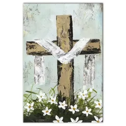 Sale Kirklands Home Easter Cross Canvas Art Print Multi