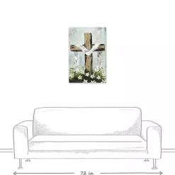 Sale Kirklands Home Easter Cross Canvas Art Print Multi