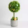 Best Kirklands Home Easter Egg Boxwood Topiary