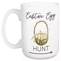 Kirklands Home Easter Egg Hunt Mugs, Set of 2