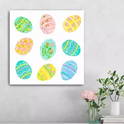 Sale Kirklands Home Easter Eggs Canvas Art Print