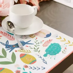 Discount Kirklands Home Easter Folk Garden Placemats, Set of 6