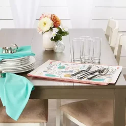 Discount Kirklands Home Easter Folk Garden Placemats, Set of 6