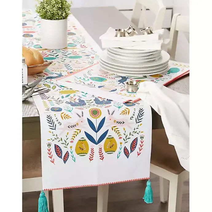 Discount Kirklands Home Easter Folk Garden Placemats, Set of 6