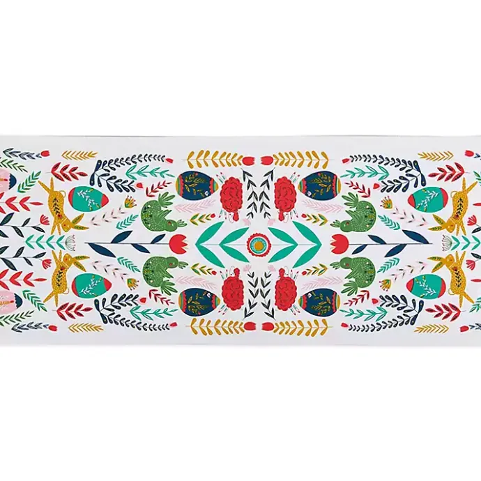 Outlet Kirklands Home Easter Garden Folk Table Runner, 72 in.