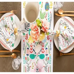 Outlet Kirklands Home Easter Garden Folk Table Runner, 72 in.