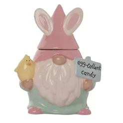 Sale Kirklands Home Easter Gnome with Bunny Ears Cookie Jar