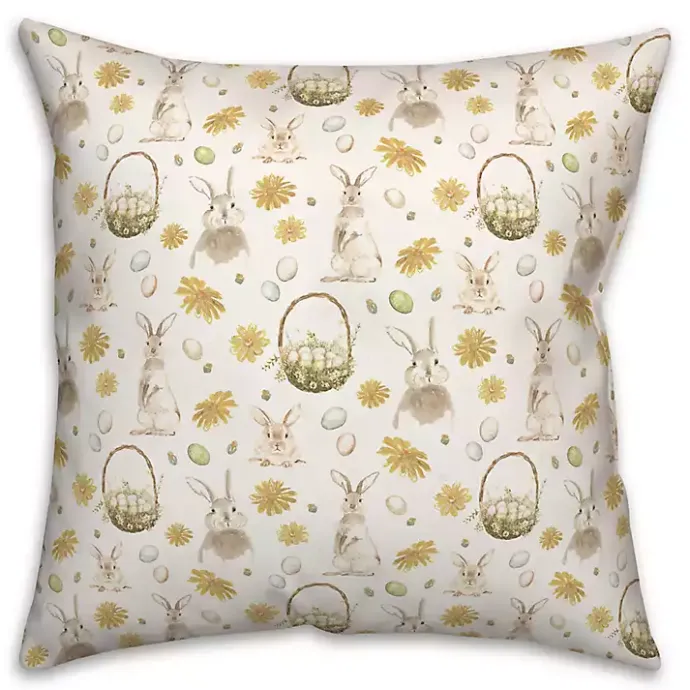 Sale Kirklands Home Easter Greetings Bunny Pillow