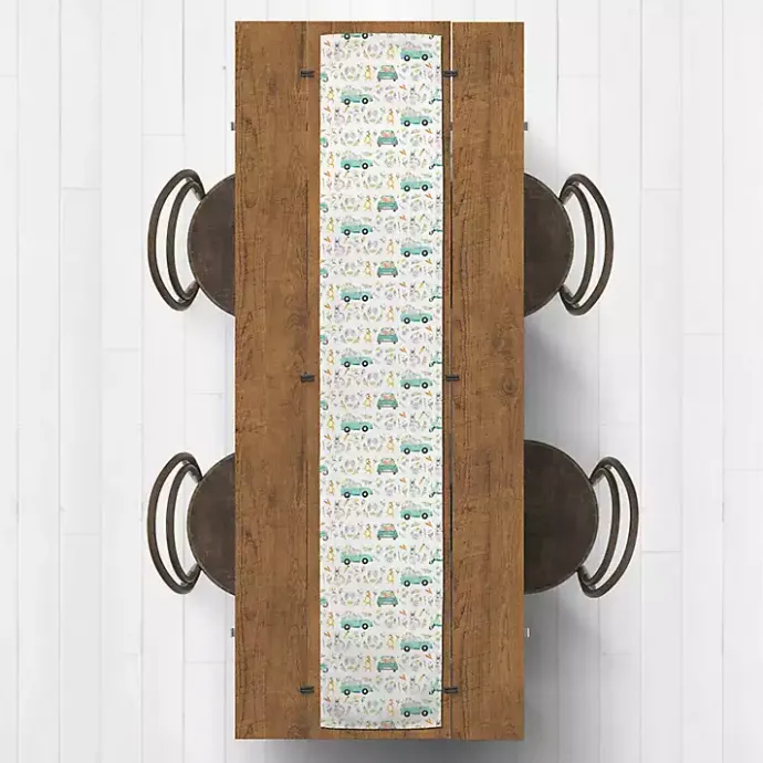 Clearance Kirklands Home Easter Pickup Truck Table Runner, 90 in.