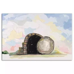 Best Kirklands Home Easter Tomb Painterly Canvas Wall Art