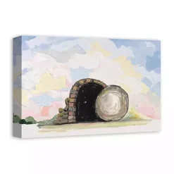 Best Kirklands Home Easter Tomb Painterly Canvas Wall Art