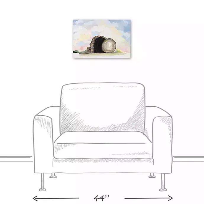 Best Kirklands Home Easter Tomb Painterly Canvas Wall Art