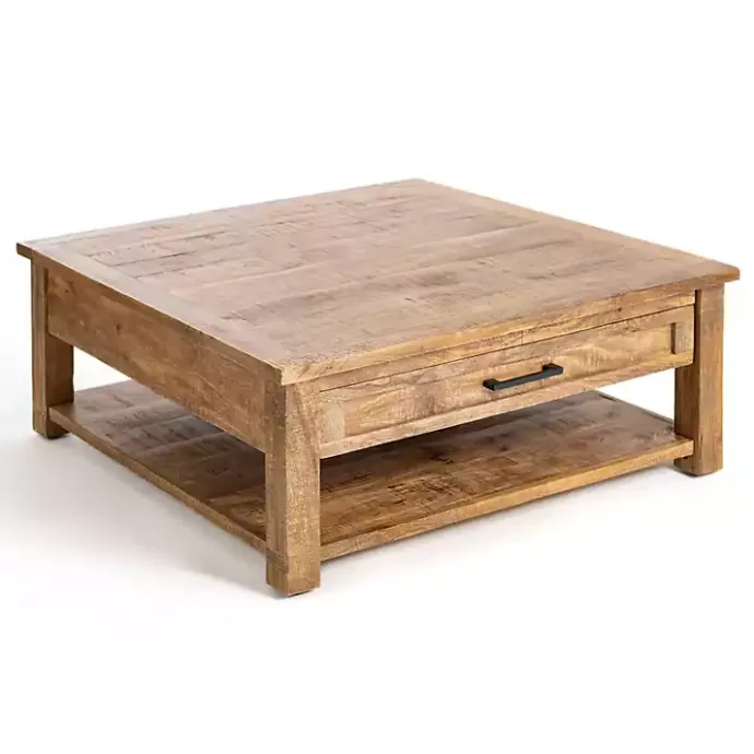 Hot Kirklands Home Easton Mango Wood Coffee Table Brown