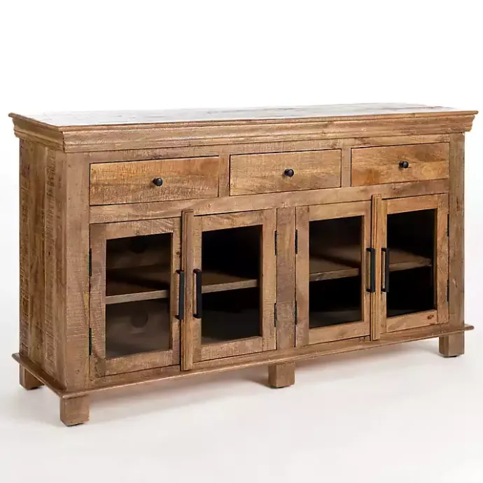 Online Kirklands Home Easton Mango Wood 4-Door Cabinet