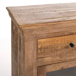 Online Kirklands Home Easton Mango Wood 4-Door Cabinet