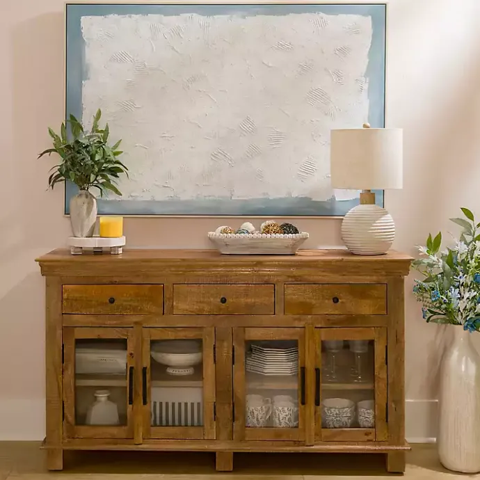 Online Kirklands Home Easton Mango Wood 4-Door Cabinet