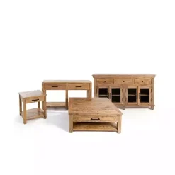 Hot Kirklands Home Easton Mango Wood Side Table Brown