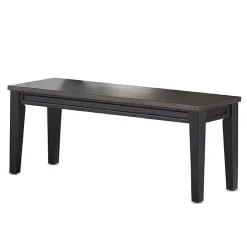 Hot Kirklands Home Ebony and Driftwood Two-Tone Bench Black