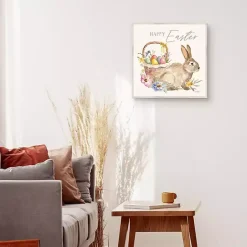 Sale Kirklands Home Eggs In Spring Basket Easter Canvas Wall Art