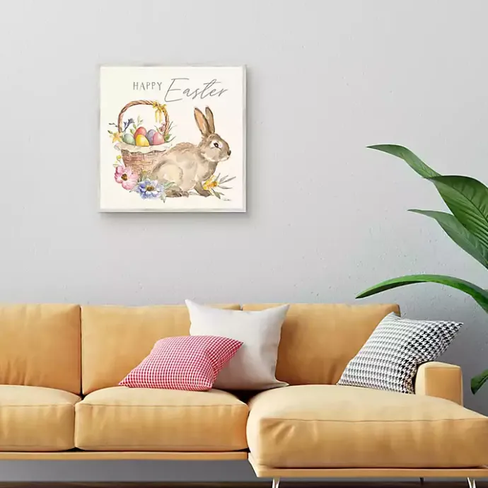 Sale Kirklands Home Eggs In Spring Basket Easter Canvas Wall Art