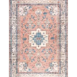Outlet Kirklands Home Eleanor Medallion Washable Area Rug, 4x6