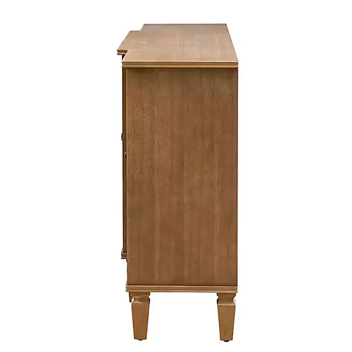 Hot Kirklands Home Eleanora Acorn Wood 4-Door Sideboard Brown