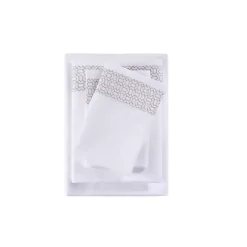 Outlet Kirklands Home Elegant Geo Hem Microfiber 4-pc. Full Sheet Set