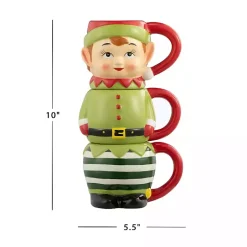 Best Kirklands Home Elf Christmas Mugs, Set of 3 Green