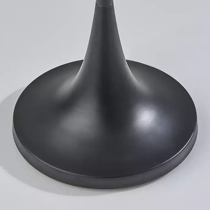 Clearance Kirklands Home Eli Pleated Shade Floor Lamp Black