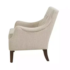 Discount Kirklands Home Elle Tufted Beige Accent Chair Tan